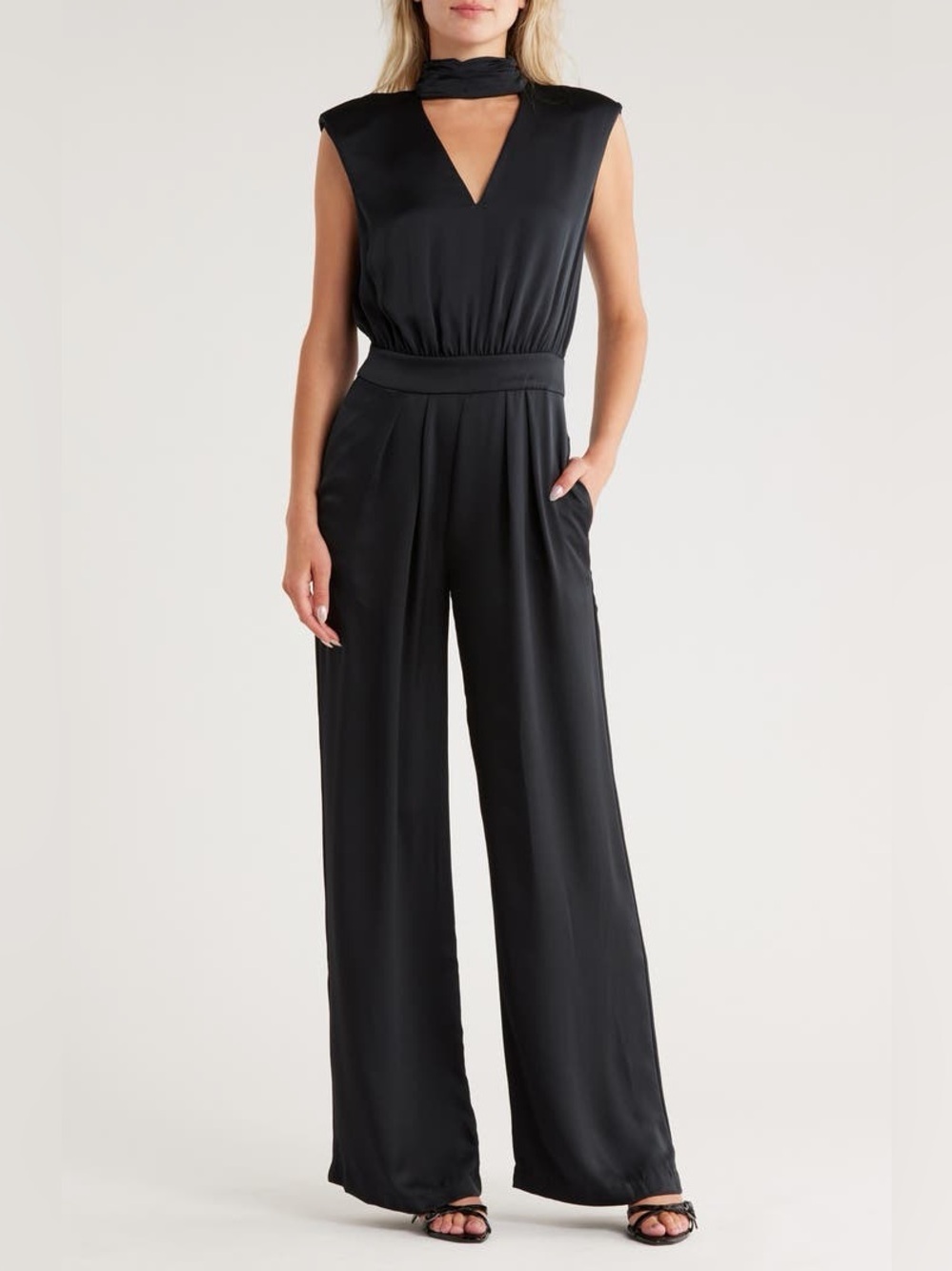 Fate Sleeveless Wide Leg Jumpsuit by Ramy Brook NWT
